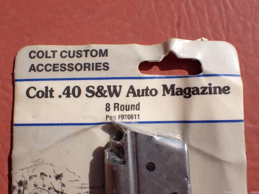 COLT 1911 FULLSIZE .40S&W FACTORY STAINLESS 8 ROUND MAGAZINE (NIB)-img-1