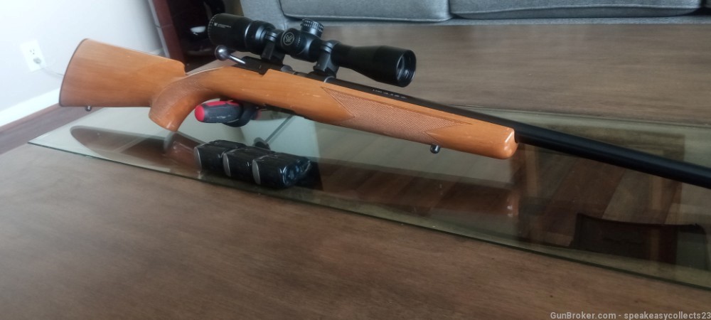 Browning T bolt 17 HMR AA Maple + 3 mags + Vortex scope penny auc no reserv-img-9