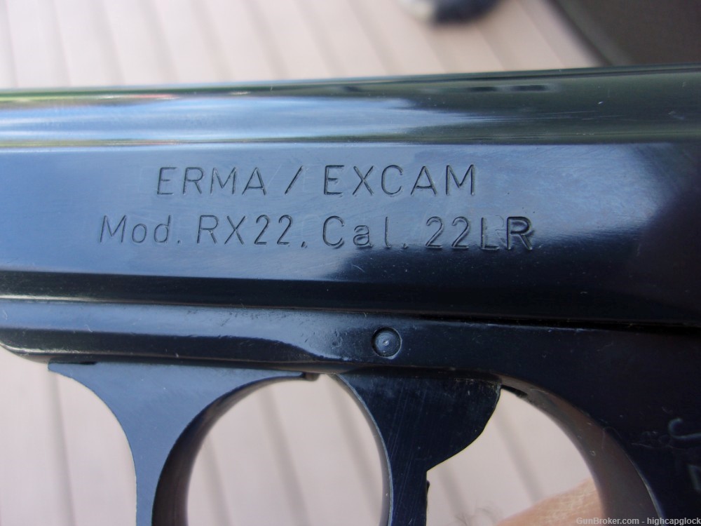 ERMA Excam RX22 .22lr 3.25" Semi Auto Pistol Looks Like Walther PPK $1START-img-5