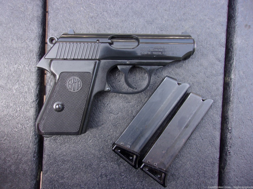 ERMA Excam RX22 .22lr 3.25" Semi Auto Pistol Looks Like Walther PPK $1START-img-2