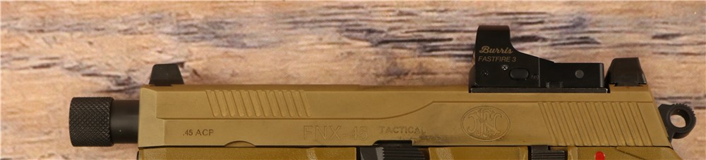 FNX 45 Tactical .45ACP 5.5" Threaded Barrel SoftCase 3 Mags, Laser, Red Dot-img-6