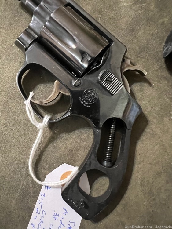 Smith & Wesson Model 36 revolver 5 shot 2” pinned barrel .38 spl. Circa1962-img-15