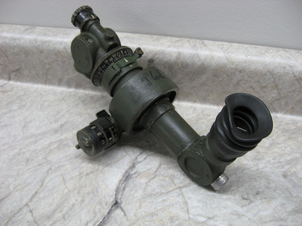  HOWITZER CANNON ARTILLERY Sight WWII Panoramic Telescope WW2, VIETNAM-img-1