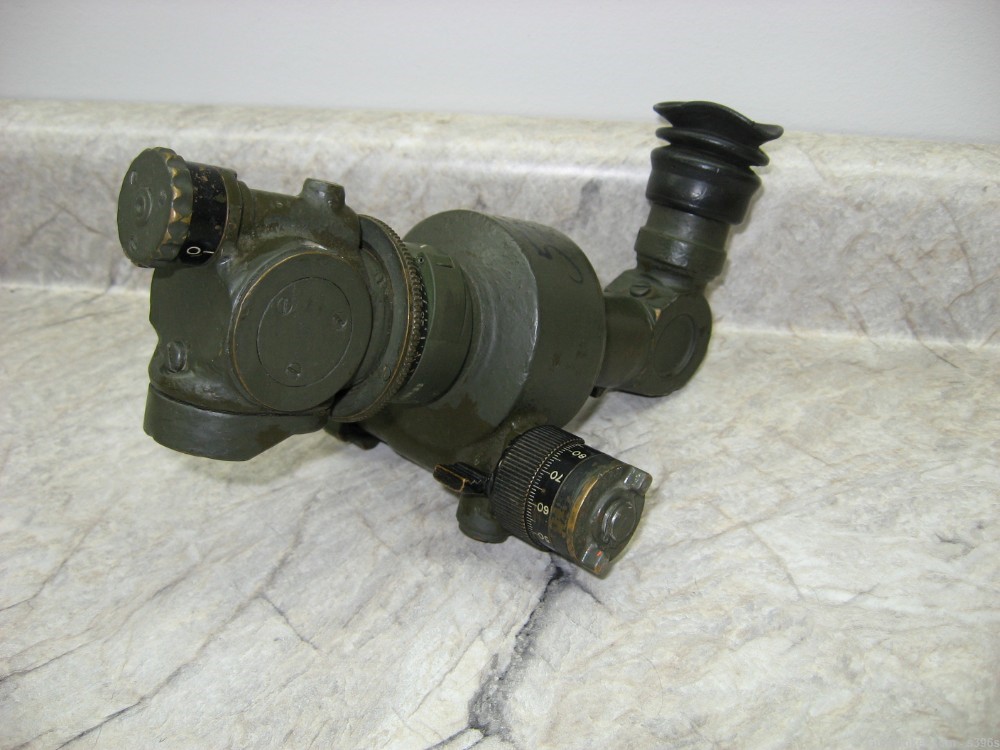  HOWITZER CANNON ARTILLERY Sight WWII Panoramic Telescope WW2, VIETNAM-img-2