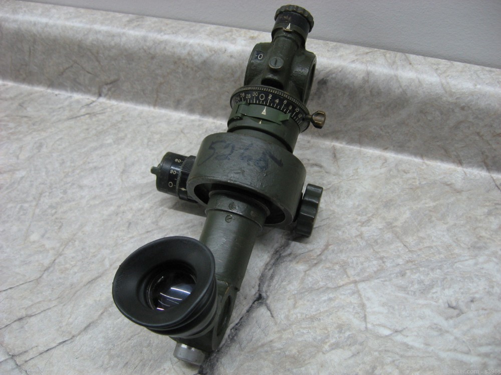  HOWITZER CANNON ARTILLERY Sight WWII Panoramic Telescope WW2, VIETNAM-img-0