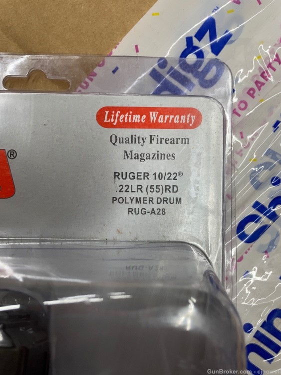 Ruger 10/22 charger promag 55 rd round drum magazine 22 lr-img-1