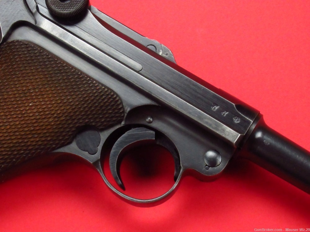 Excellent 1938 code S/42 Luger P08 Mauser German Army Pistol 9mm P38-img-43