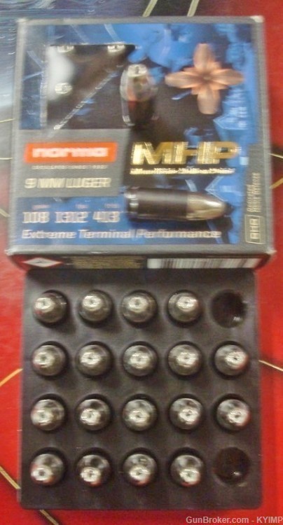 200 NORMA 9mm JHP 115 grain JHP MoNoLiThIc HOLLOW POINT NEW ammunition-img-2