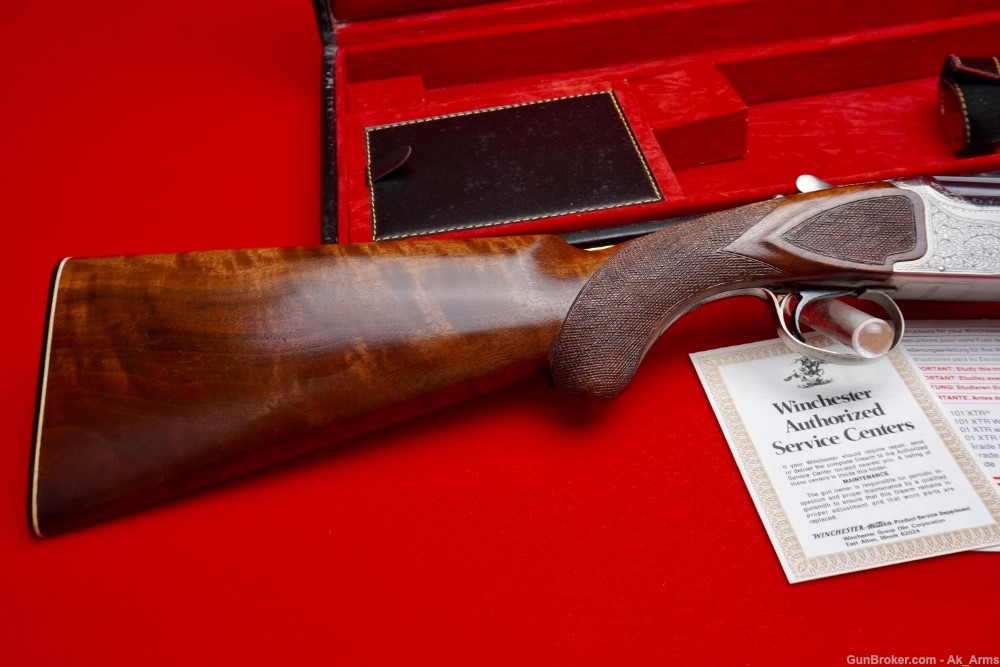 Rare Winchester 101 XTR O/U Pigeon Grade 20 Gauge 28" In Case!-img-9