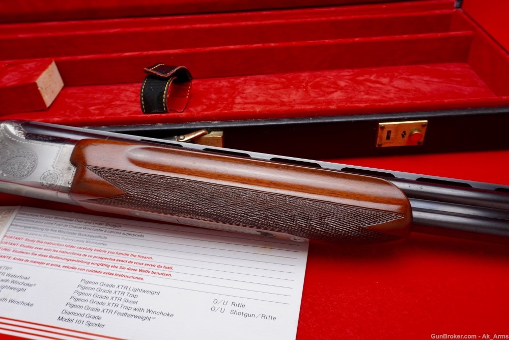 Rare Winchester 101 XTR O/U Pigeon Grade 20 Gauge 28" In Case!-img-7