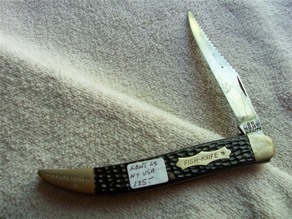 Kent #25-Fish-Knife-w/ hook remover-Kent Cutlery, NY-img-1