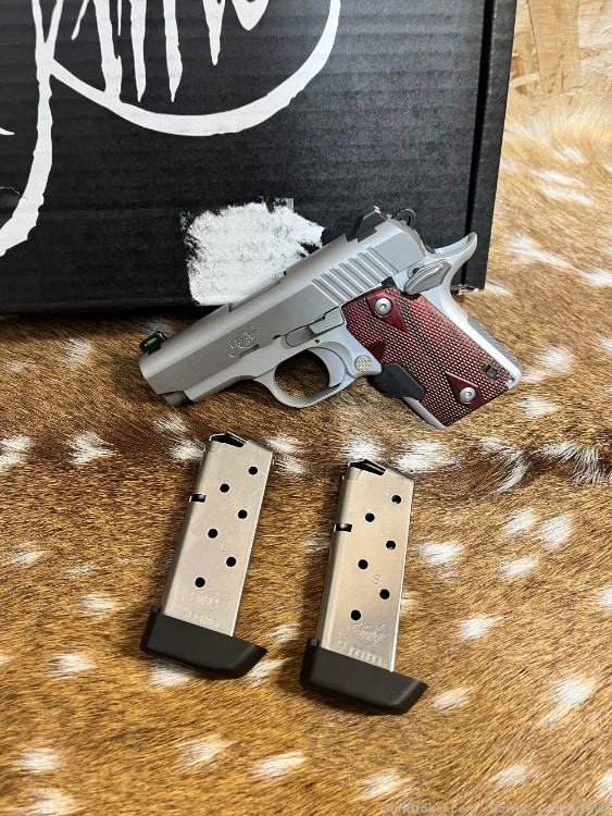 Kimber Micro 9 9mm Like New In Box Crimson Trace Laser Grips -img-5