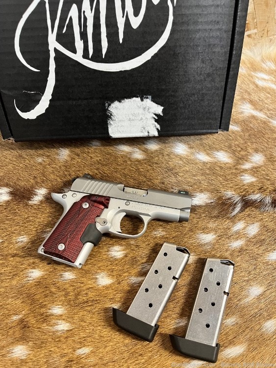 Kimber Micro 9 9mm Like New In Box Crimson Trace Laser Grips -img-2
