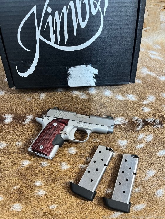 Kimber Micro 9 9mm Like New In Box Crimson Trace Laser Grips -img-0