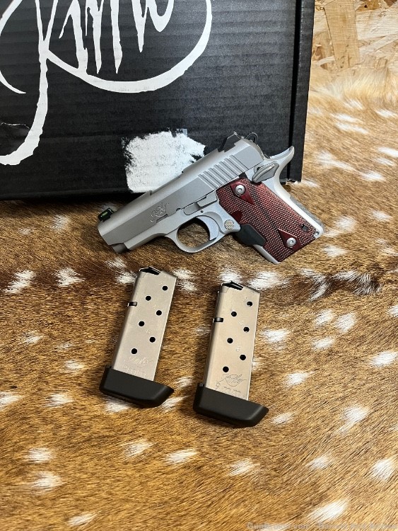 Kimber Micro 9 9mm Like New In Box Crimson Trace Laser Grips -img-4