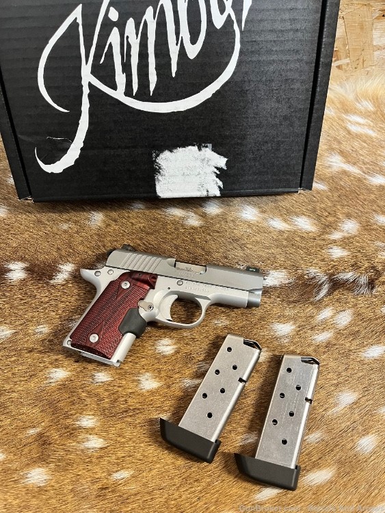 Kimber Micro 9 9mm Like New In Box Crimson Trace Laser Grips -img-1