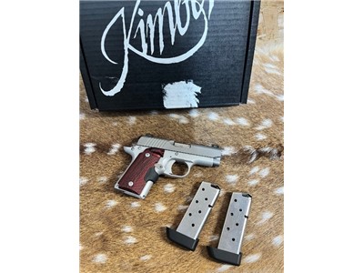 Kimber Micro 9 9mm Like New In Box Crimson Trace Laser Grips 