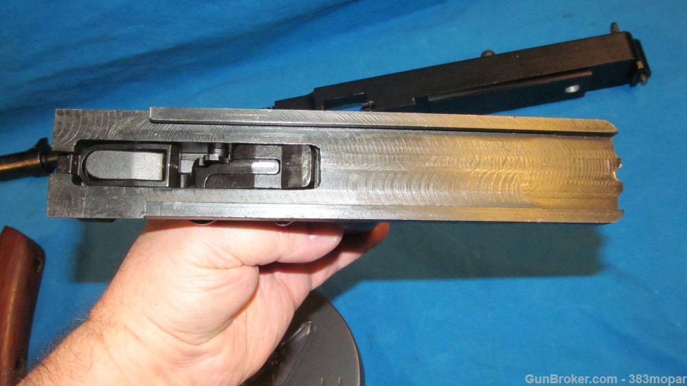 Beautiful 1928 A1 Thompson smg Display Real Parts Solid Aluminum Receiver-img-20