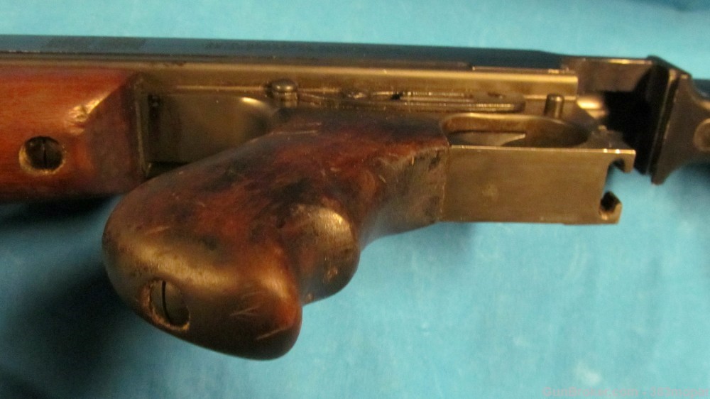 Beautiful 1928 A1 Thompson smg Display Real Parts Solid Aluminum Receiver-img-14