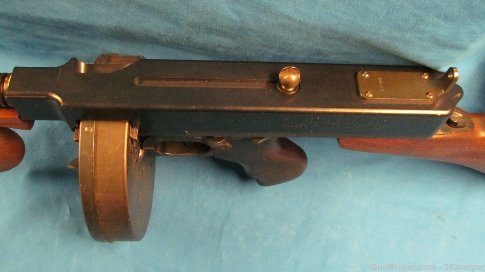 Beautiful 1928 A1 Thompson smg Display Real Parts Solid Aluminum Receiver-img-6