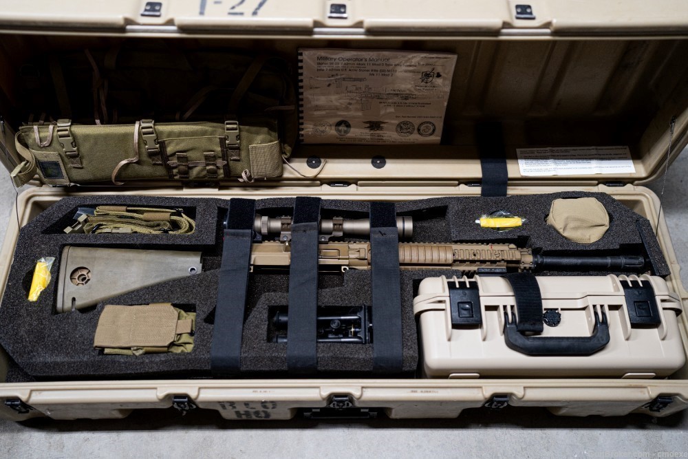 KNIGHTS ARMAMENT KAC M110 M-110 MK11 MOD2 SR25 SR-25 US ARMY DEPLOYMENT KIT-img-3