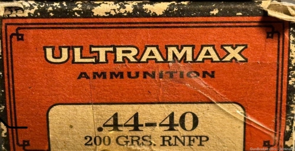 50 rounds UltraMax 44-40 Winchester 44 WCF 200gr RNFP ammo-img-0