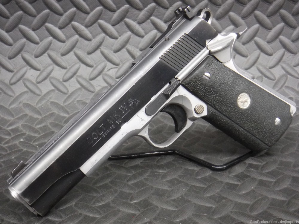 Colt COMBAT ELITE .45ACP Two-Tone Stainless MKIV Series 80-img-1