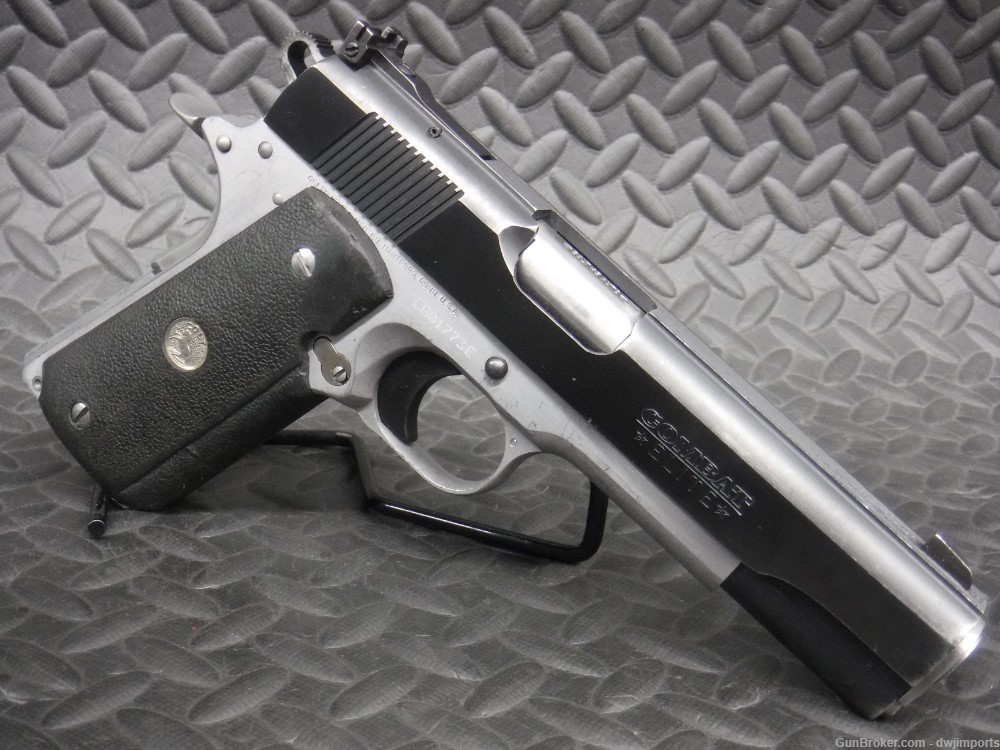 Colt COMBAT ELITE .45ACP Two-Tone Stainless MKIV Series 80-img-3
