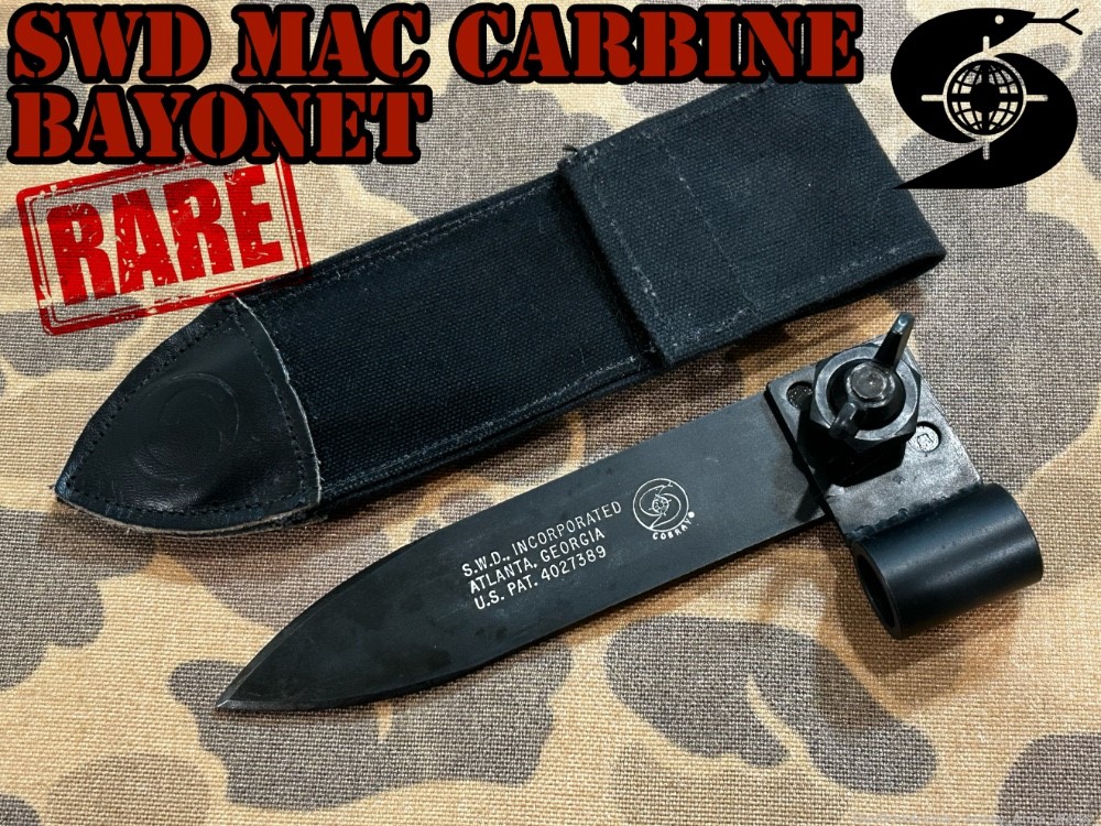 RARE SWD COBRAY MAC-11 M11/9 Carbine Bayonet RPB INGRAM MAC-10 M10 MINT NOS-img-0