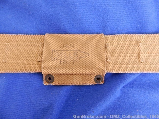 WW1 WWI US M1910 Mills Belt & Buckle-img-1