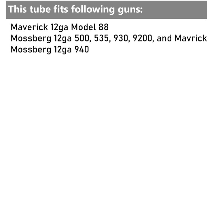 PATTERNMASTER Anaconda Mid Range Choke Tube for 12ga Mossberg 500/535/930-img-4