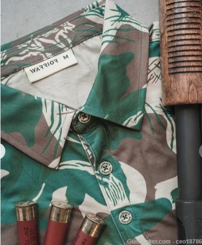 Rhodesian Brushstroke camo polo collared shirt Size XL-img-4