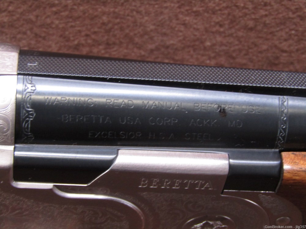 Beretta 686 Silver Pigeon I 20/28 GA O/U Double Barrel Shotgun Like New-img-10