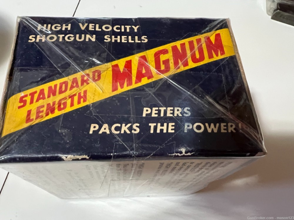 FULL VERY CLEAN PETERS 20 GA RED BAND MAGNUM BOX 6 SHOT 2-3/4 INCH-img-5