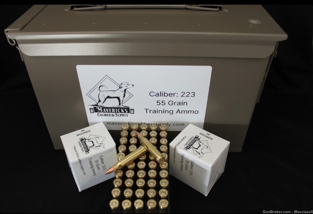 223/556 1000rds 55gr FMJ-BT *FREE SHIPPING *-img-0