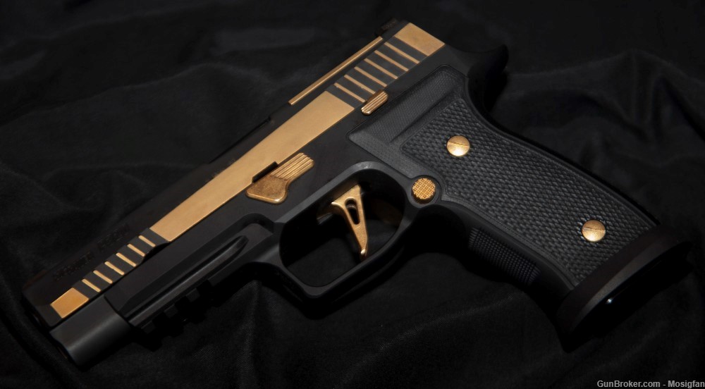 Sig Sauer P320 AXG Full with 24k Gold Plated accents-img-0