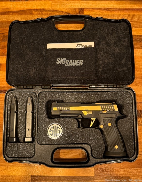 Sig Sauer P320 AXG Full with 24k Gold Plated accents-img-4