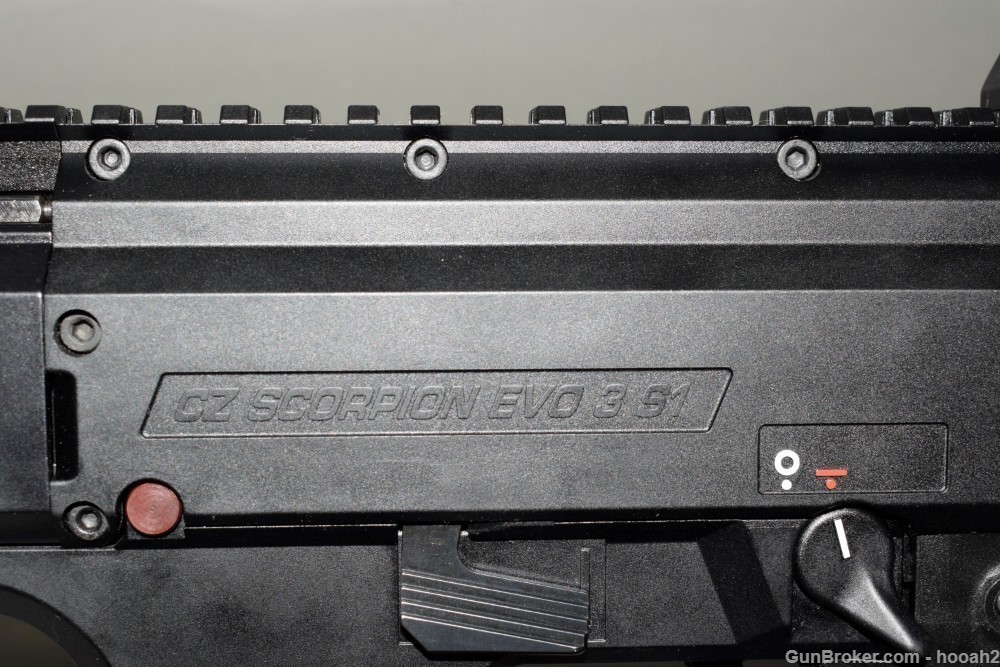 Nice CZ Scorpion EVO 3 S1 9mm Pistol W Upgrades Pakse & Box-img-12