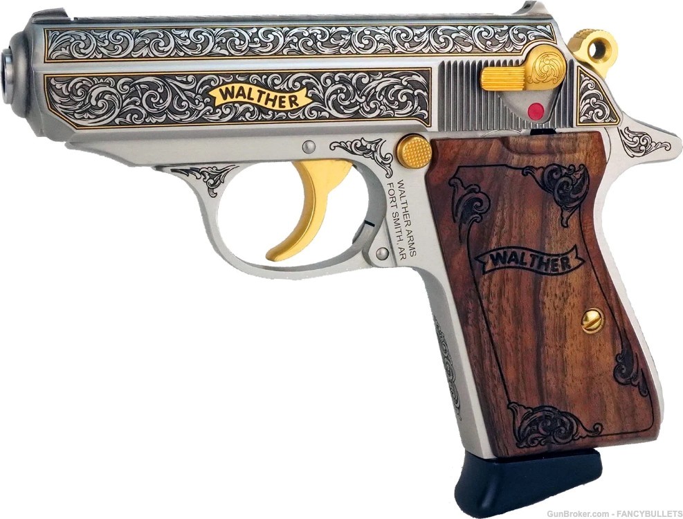 NEW, WALTHER PPK/S EXQUISITE 380 AUTO 3.3'' 7-RD SEMI-AUTO, PENNY START-img-1