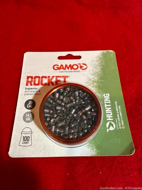 Gamo Rocket .22 Cal, 14.3 Grains, Ballistic Tip, 100ct-img-0