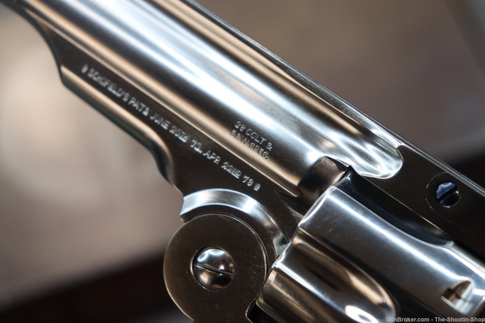 Taylors & Company SCHOFIELD Model Revolver 38SPL Single Action NICKEL PEARL-img-30