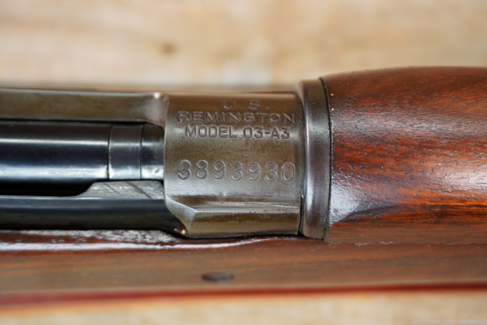 Remington 1903 A3 "Springfield" 1943 WWII mirror bore, "0" ME, M1903 03a3-img-9
