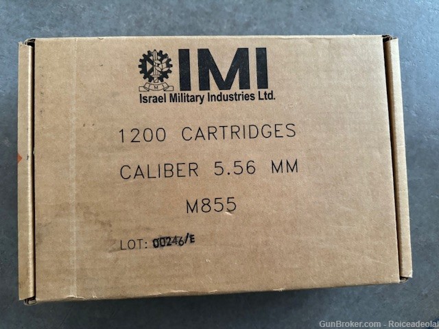 1200 Rounds of IMI 5.56 NATO M855-img-0