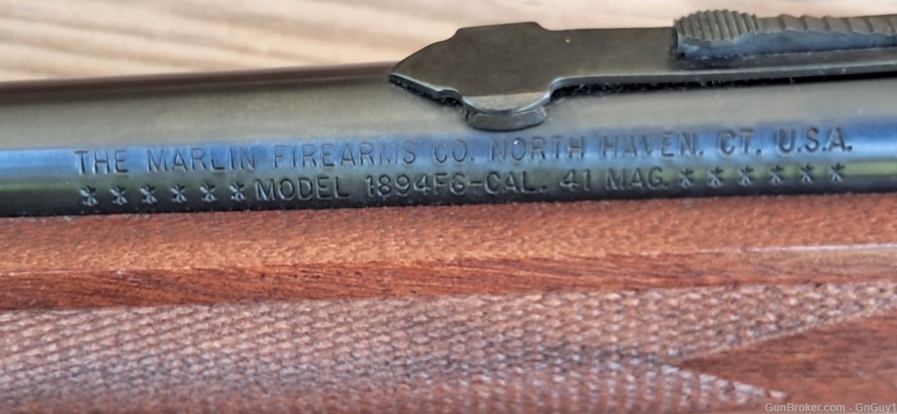 Rare Marlin 1894 FG 41 Magnum 20" Brl Lever JM Factory Box .41 Mag 2003-img-4