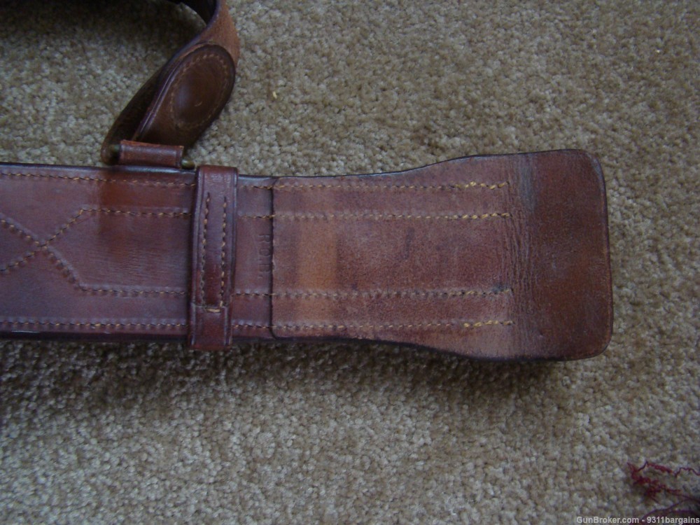 Excellent U.S. Army Sam Browne double back strap belt 1911 attachers 1922-img-3