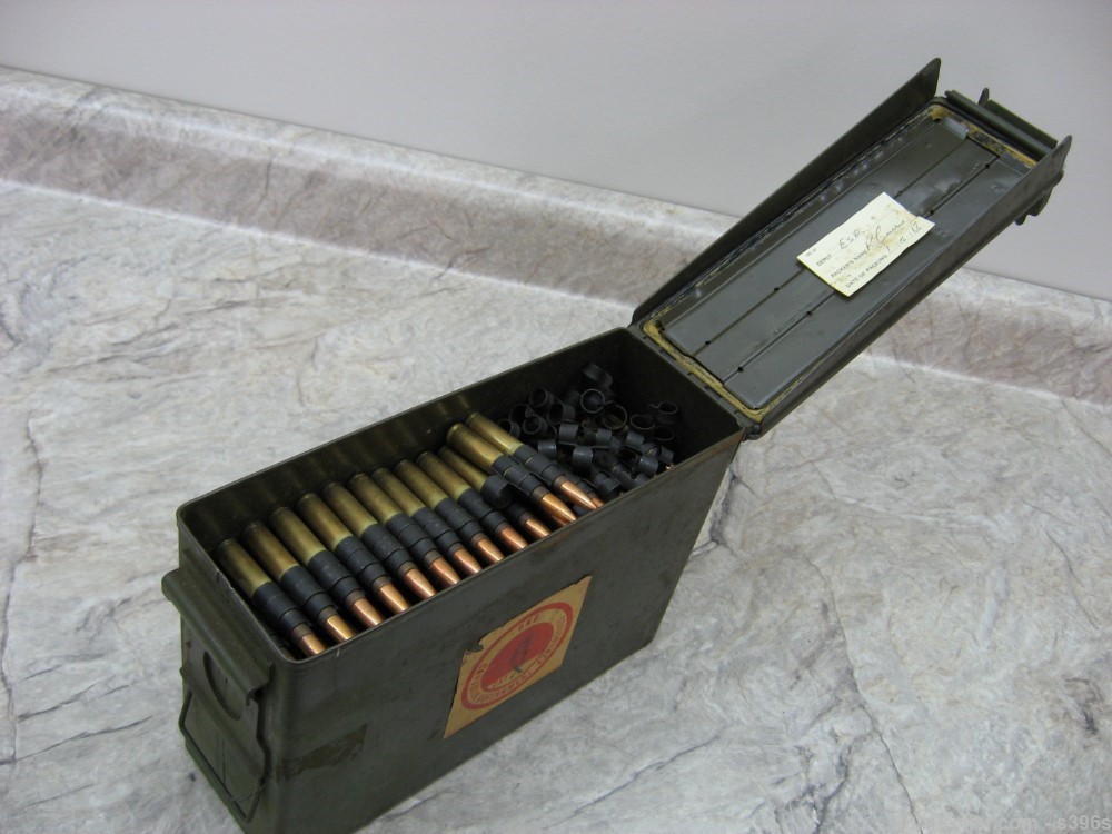 30-06 M2 DENVER ORDANCE 1942 DEM LINKED AMMO 200 rds W/ RARE CANADIAN  CAN -img-5