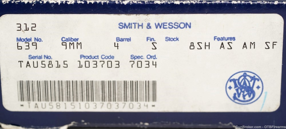 Smith & Wesson 639 9mm 4" -img-17