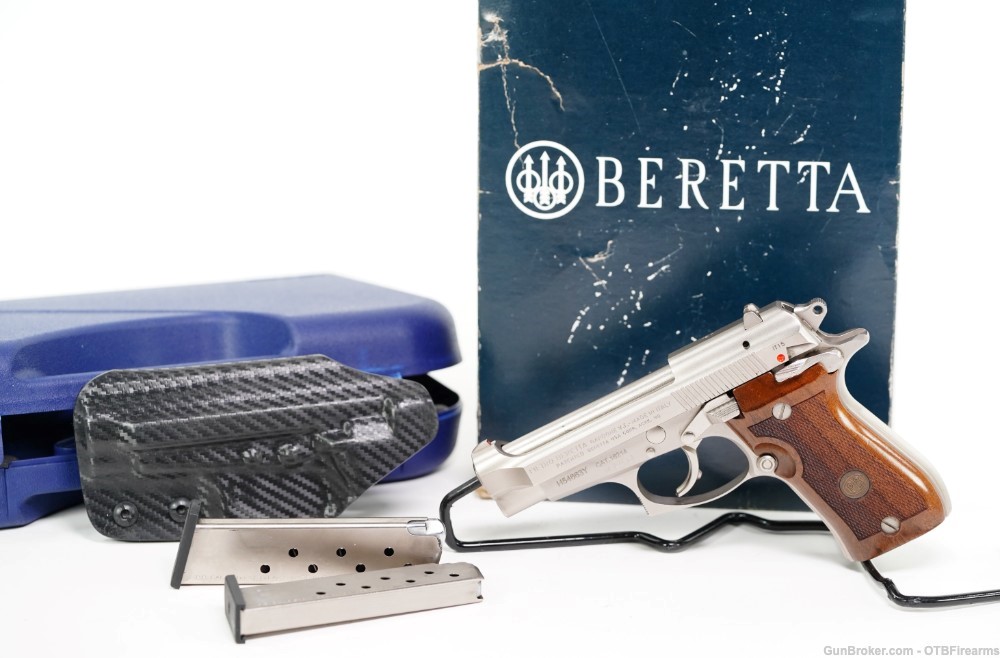 Beretta 85FS Nickel .380 ACP Factory Box-img-0
