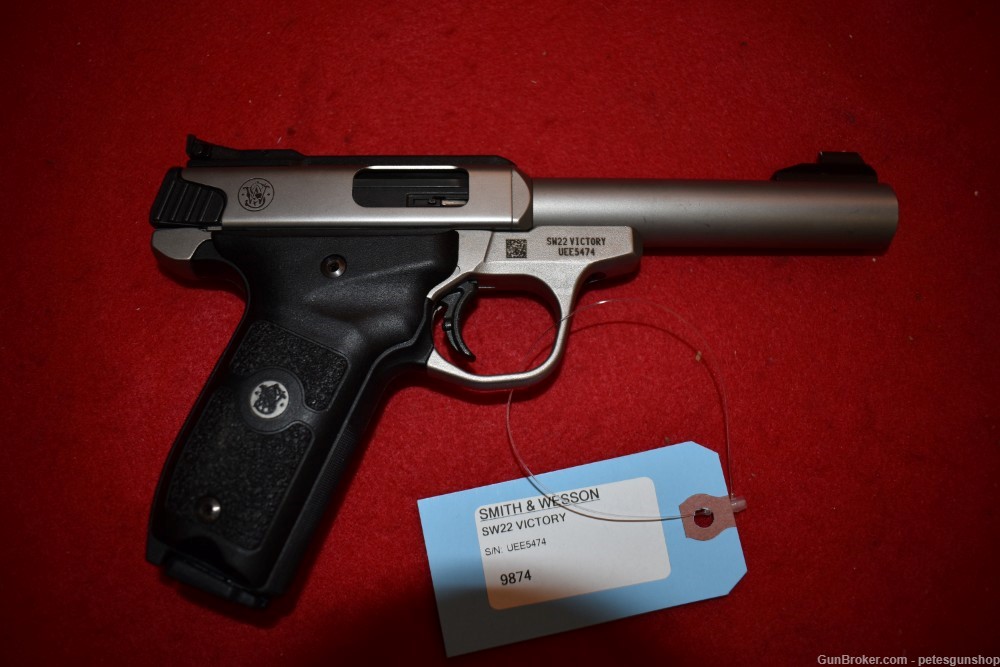 Smith & Wesson Victory Semi Auto, 22 LR, Nice! Penny START!-img-0