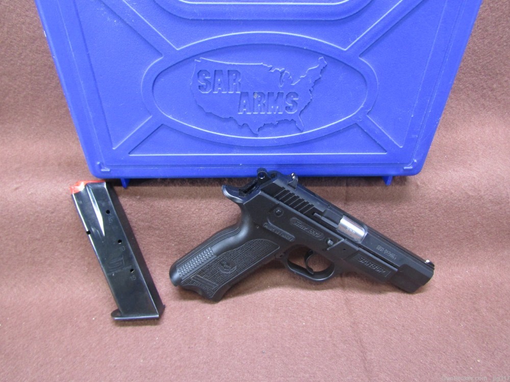 Sar Arms/EAA SARB6P 9 mm Semi Auto Pistol Thumb Safety 17 RD Mag-img-0
